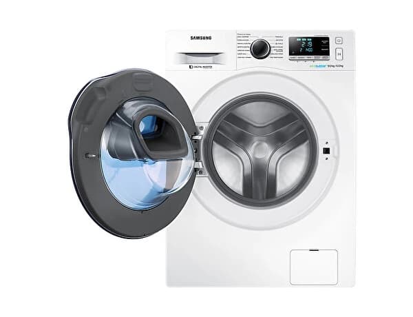 Samsung WD90K6B10OW AddWash 1400 Devir 9 kg / 6 kg Kurutmalı Çamaşır Makinesi thumbnail 2